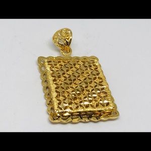 Handmade gold pendant